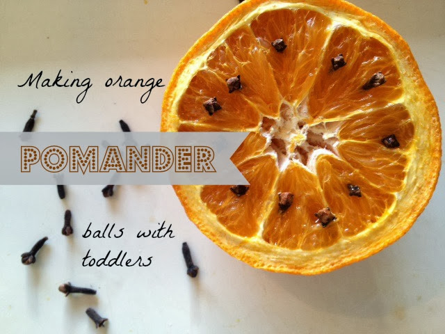 How to make orange pomander balls
