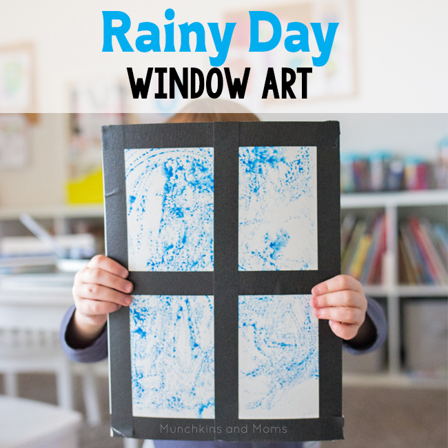 Awesome Watercolor Rainy Day Painting for Kids to Make - Projects with Kids