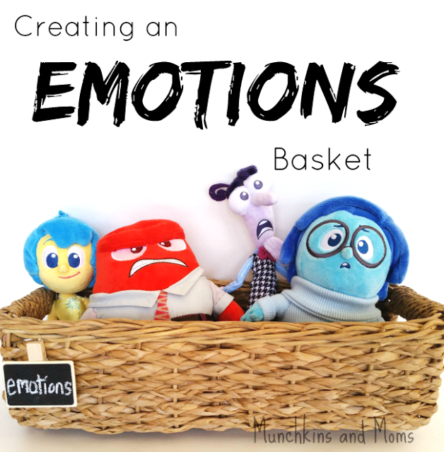 Creating an emotions basket for preschoolers