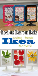 classroom (and homeschool) teachers need to know about this! These Ikea frames are indispensable for teachers!