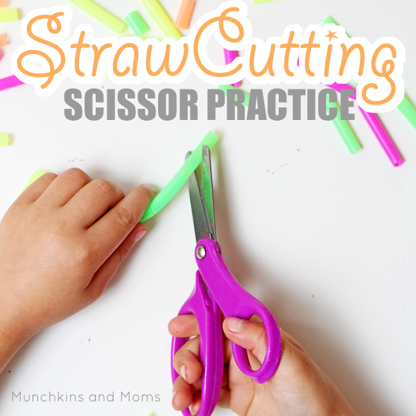 Practice scissor skills with preschoolers using this (surprisingly fun!) material!