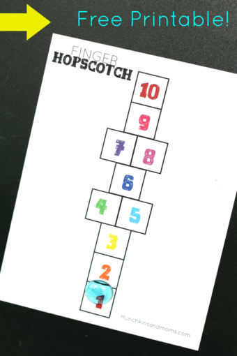 Finger Hopscotch – Munchkins and Moms