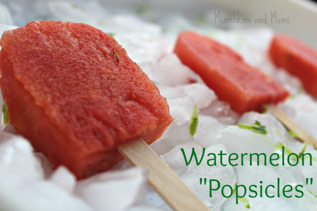Serve up these simple and refreshing 1 ingredient watermelon popsicles!