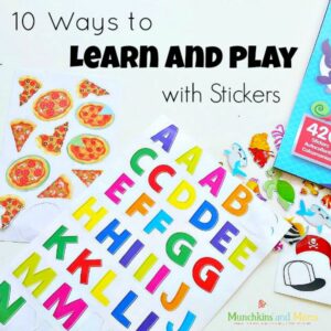 10 ways to learn and play with sickers