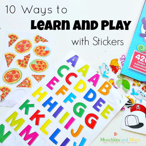 10 ways to learn and play with sickers