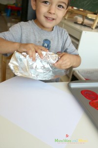 painting with foil