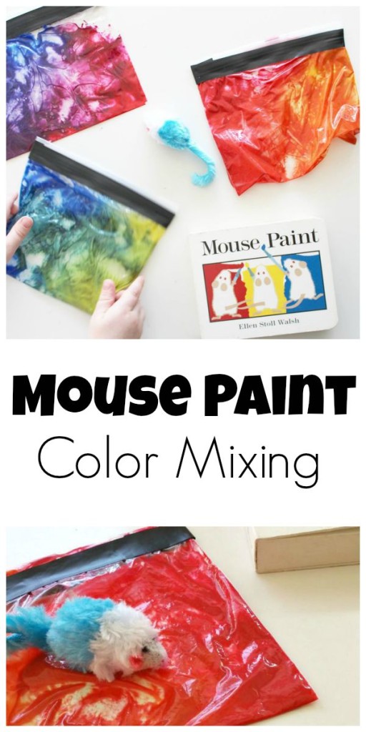 Mouse Paint color mixing activity! 