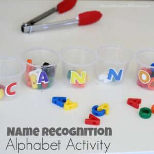 Name Recognition Alphabet Activity for Preschoolers