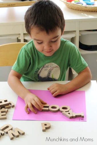 Alphabet Connect Activity – Munchkins and Moms