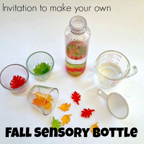 fall sensory bottle 1