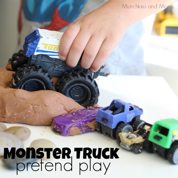 Monster truck pretend play