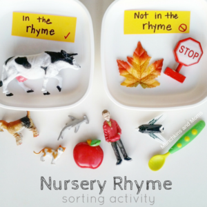 Nursery Rhyme Sorting Activity