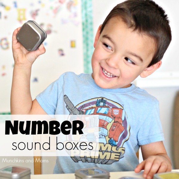 Exploring numbers with our five senses: Number Sound Boxes