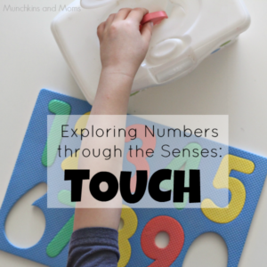 Exploring numbers throug the sense of touch