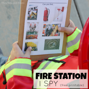 Fire Station I Spy- Perfect for Fire Prevention Week and Fire Station Field Trips