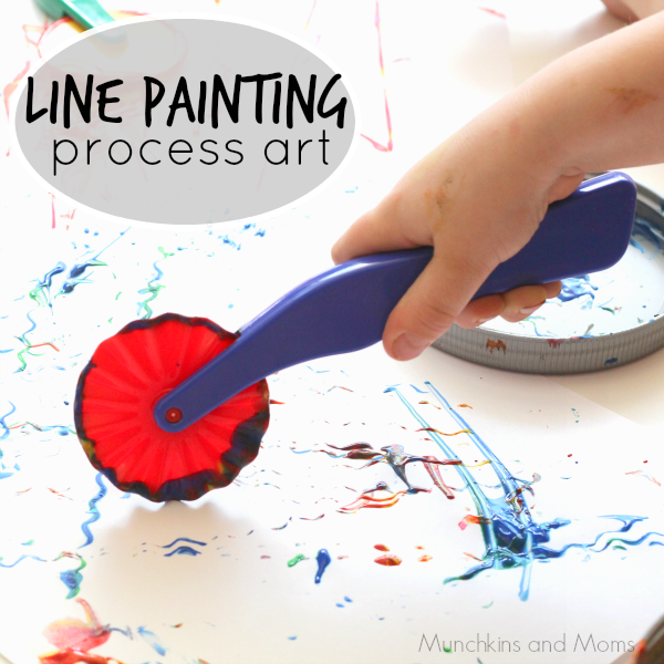 Line Painting Process Art