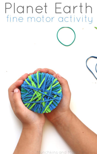 Planet Earth Fine Motor Activity – Munchkins and Moms