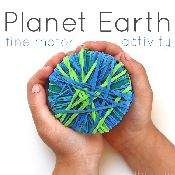 Planet Earth Fine Motor Activity