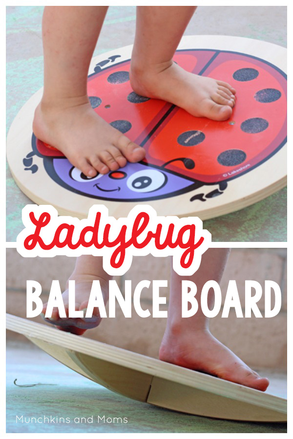 Ladybug balance board