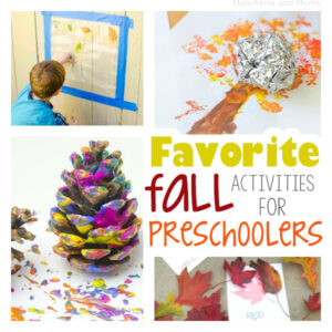 Fall is a beautiful time for preschoolers to explore nature. Get them thinking, learning, and having fun with these 30 favorite fall ideas just for them!