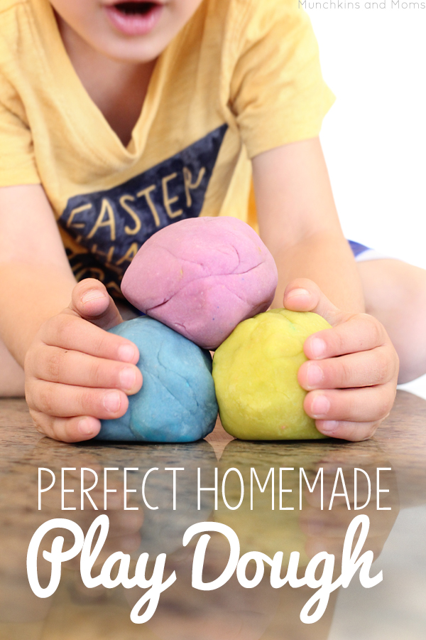 Perfect Homemade Play Dough – Munchkins and Moms