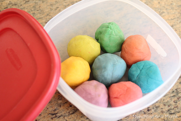 3 Ingredient Play Dough — Munchkin Fun At Home