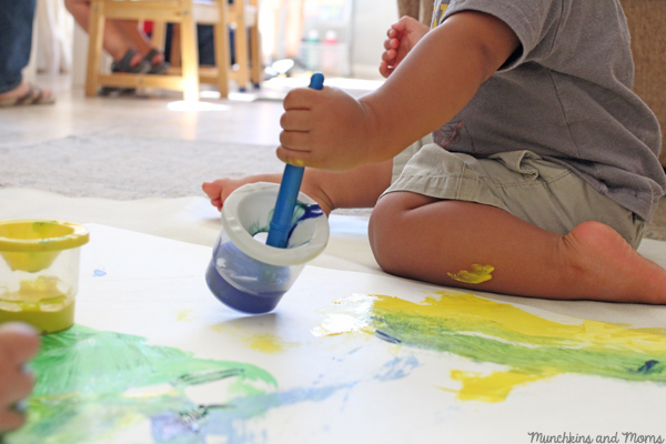 How to Host a Painting Party With Toddlers – Munchkins and Moms