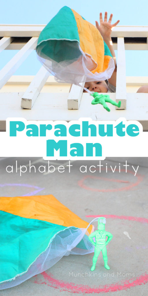 Play with a parachute man and get in alphabet practice at the same time! This fun Parachute Man Alphabet Activity is just too fun!