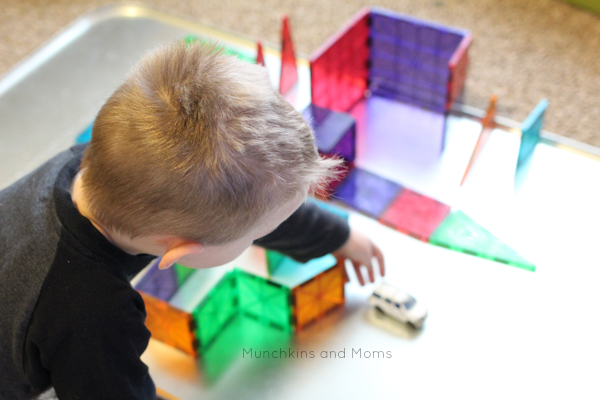 The magnetic tiles hack you need to know about! (this is great! my kids love playing with Magna Tiles!)