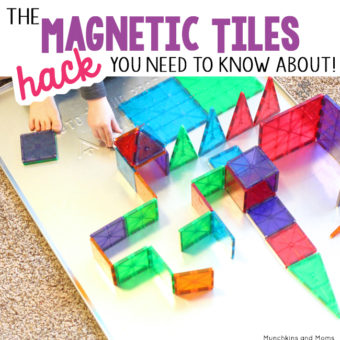 Magnetic Tiles Hack! – Munchkins and Moms