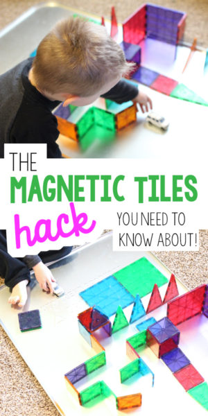 Magnetic Tiles Hack! – Munchkins and Moms