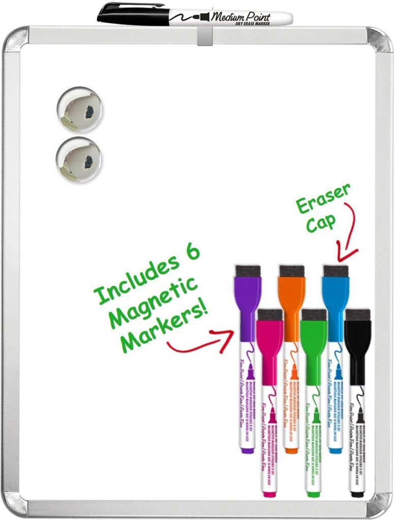 The Board Dudes Medium Point Dry Erase Markers - Neon, 6 count