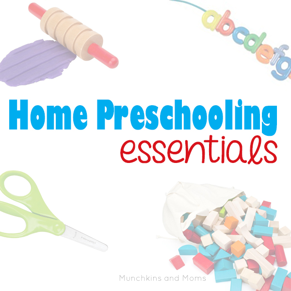 Home Preschooling Essentials- A thorough list of supplies you'll need to get started!