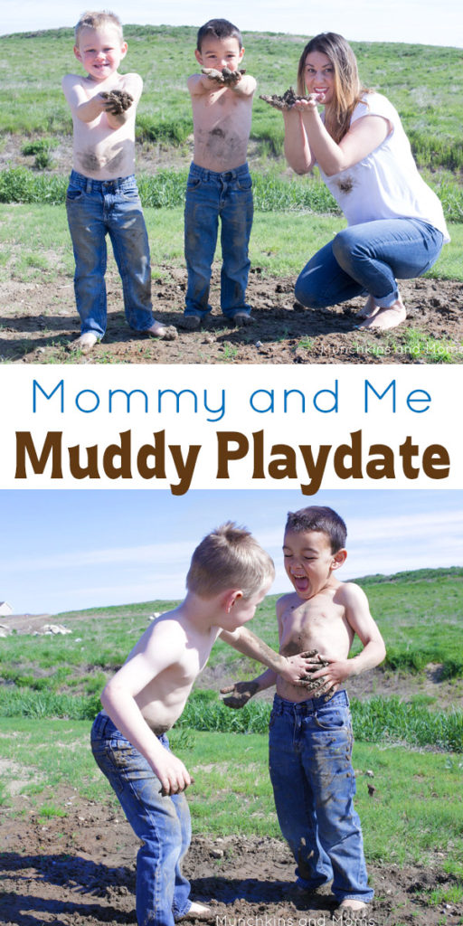 Get messy with your kids in this Mommy and Me Muddy Playdate!