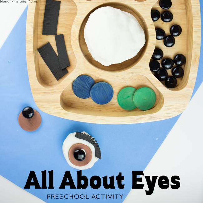 All About Eyes- a preschool invitation to learn and play. This is perfect for an "All About Me" theme in September!